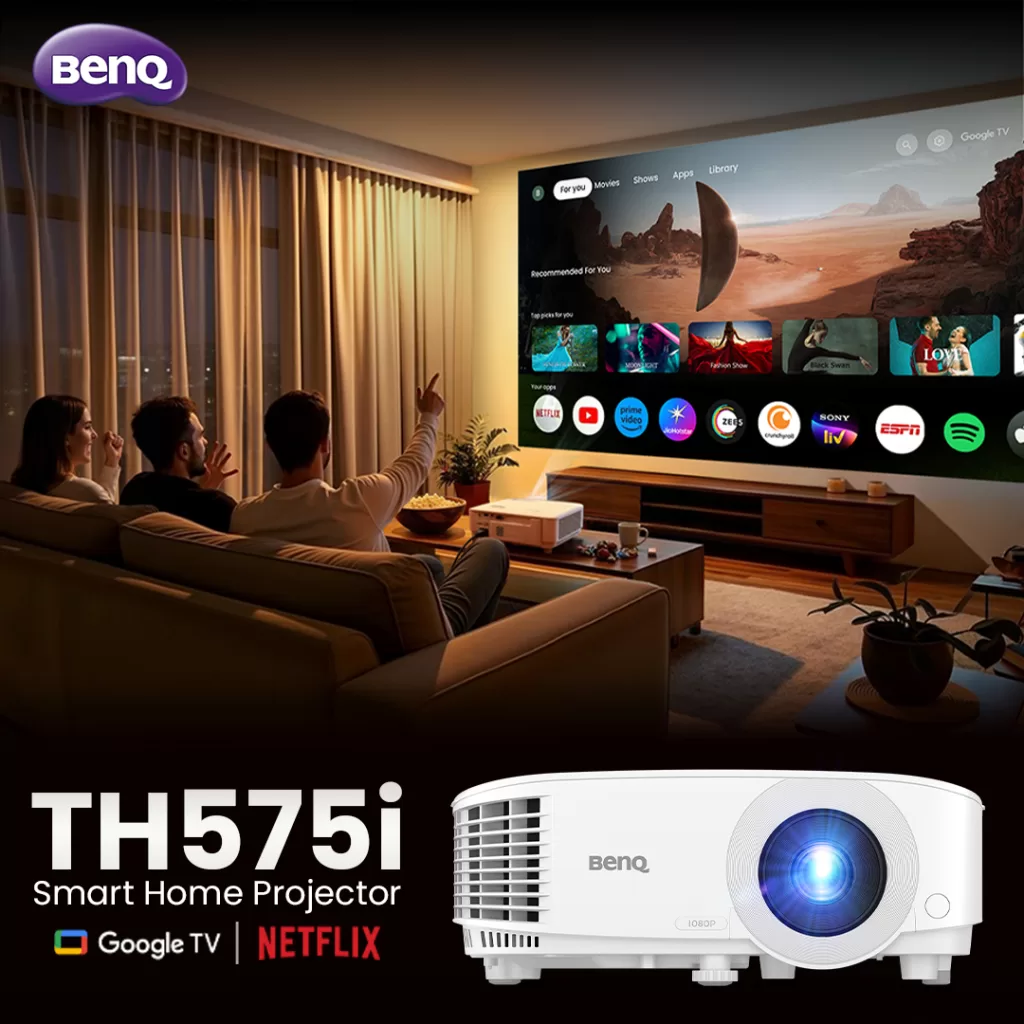 BenQ India Launches TH575i Smart Full HD Projector with Built-In Google TV