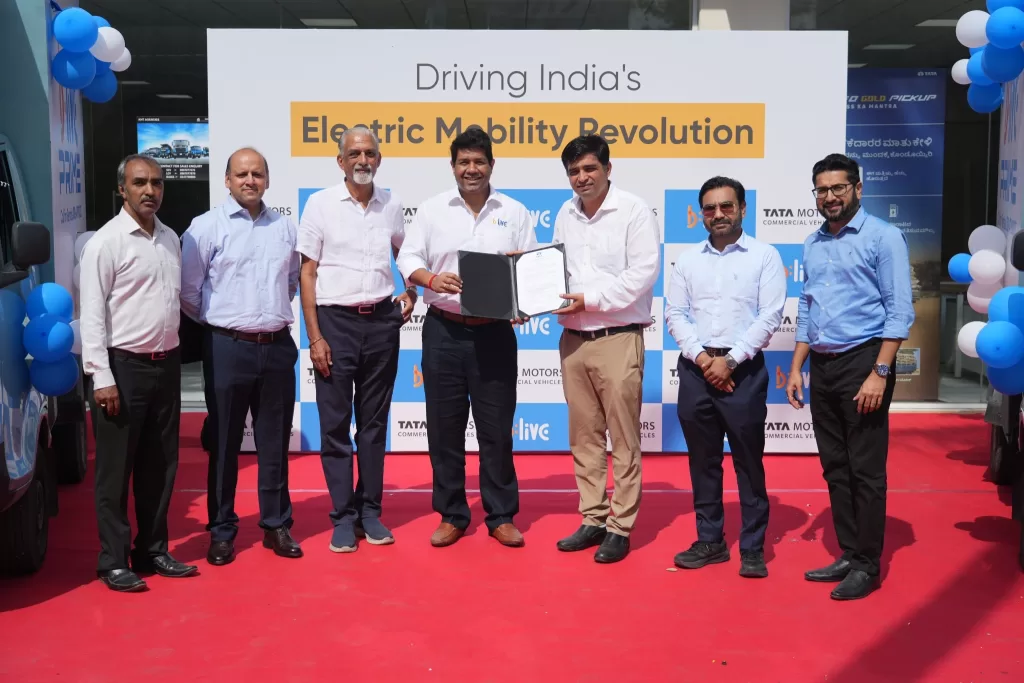 BLive Targets 1,000 Tata Electric Mini Trucks for Last-Mile Logistics