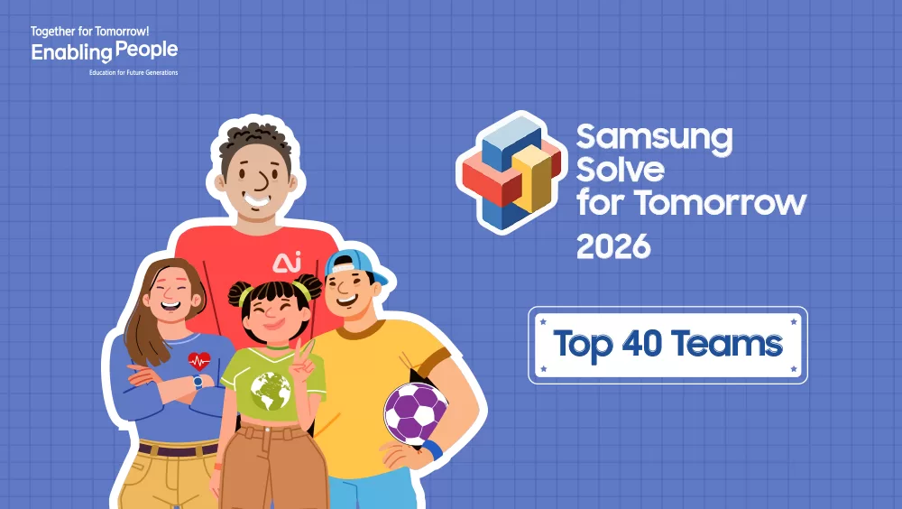 Samsung Solve for Tomorrow Names Top 40 Young Innovators from Across India