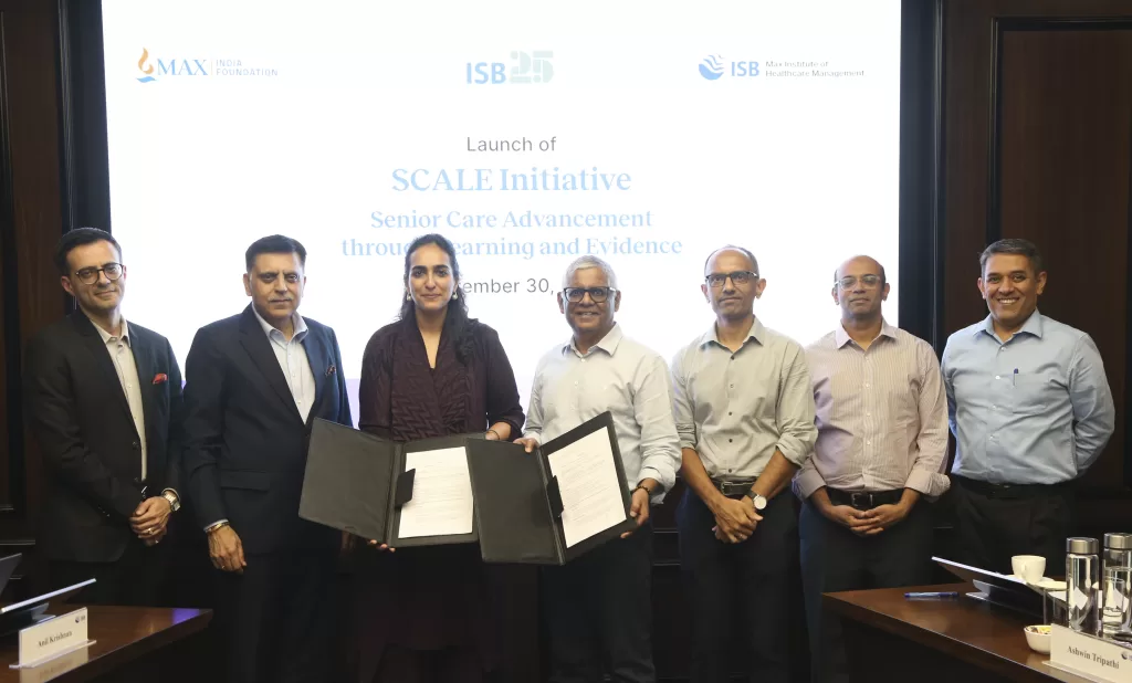 Max India Foundation and ISB Launch SCALE Initiative to Advance Senior Care Research