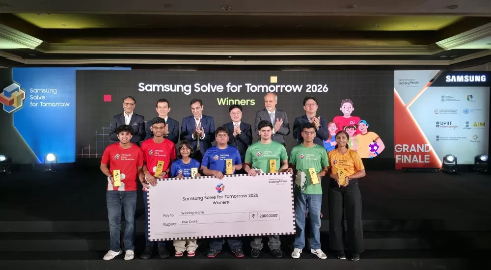 Samsung Awards ₹2 Crore to Four Winning Teams at Solve for Tomorrow 2026